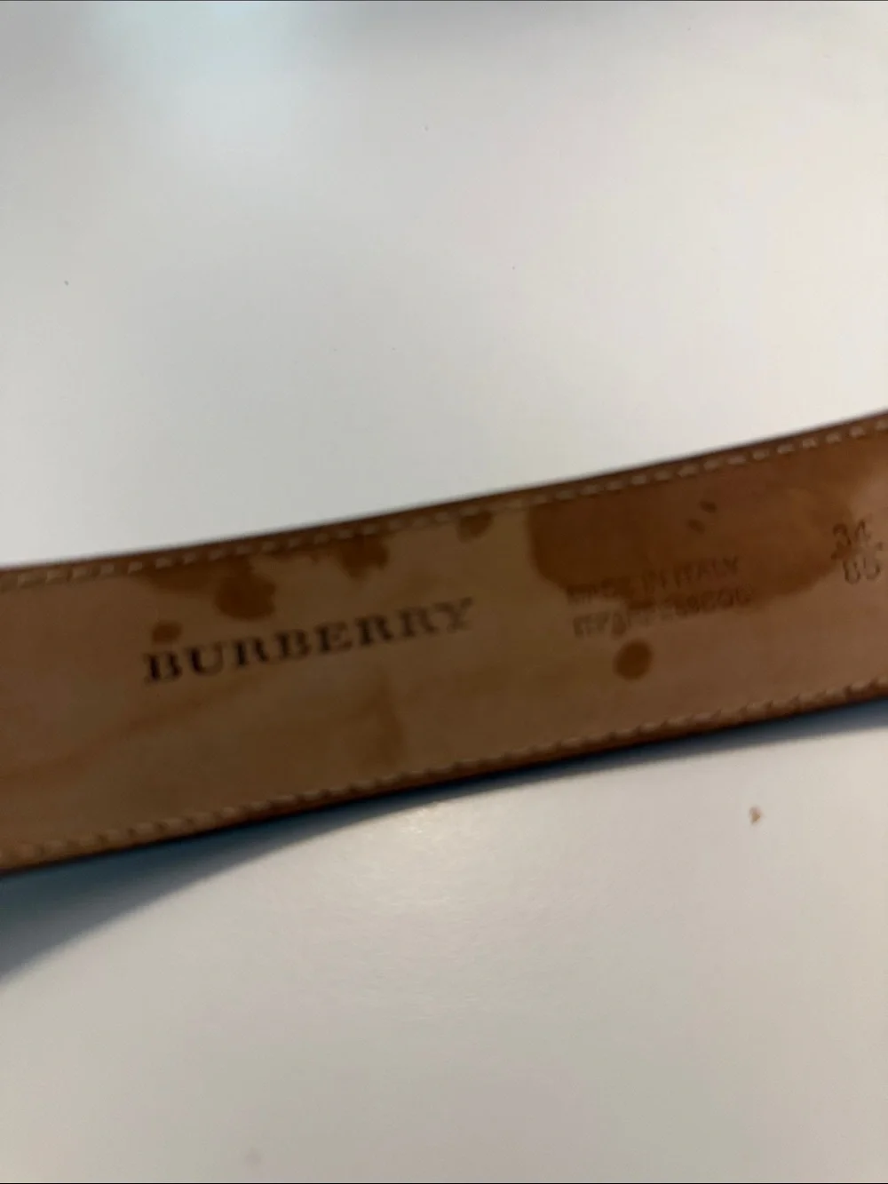 Burberry Leather Belt